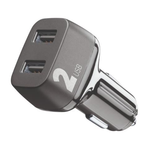 Cellular-line Car Charger Multipower 2 Usb 18w Zwart