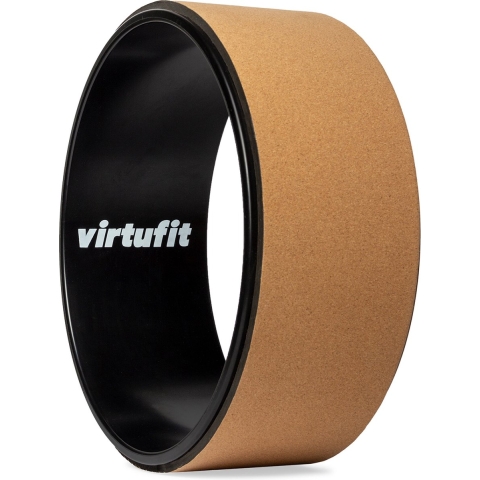 VirtuFit Premium Kurk Yoga Wiel - Ecologisch - 33 cm