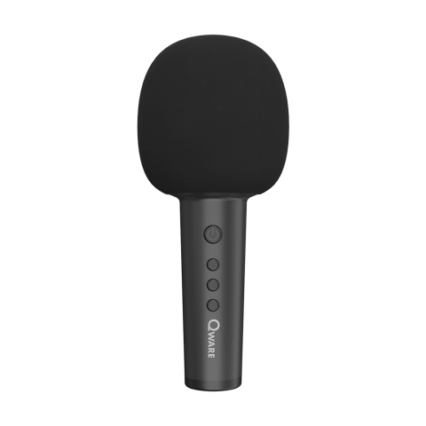 Qware Karaoke Handmicrofoon Zwart