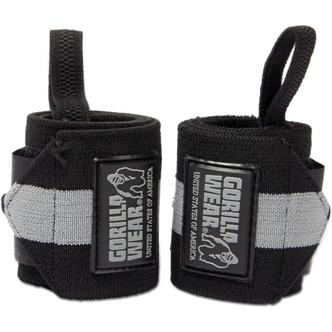 Gorilla Wear Wrist Wraps Ultra - Zwart/Grijs