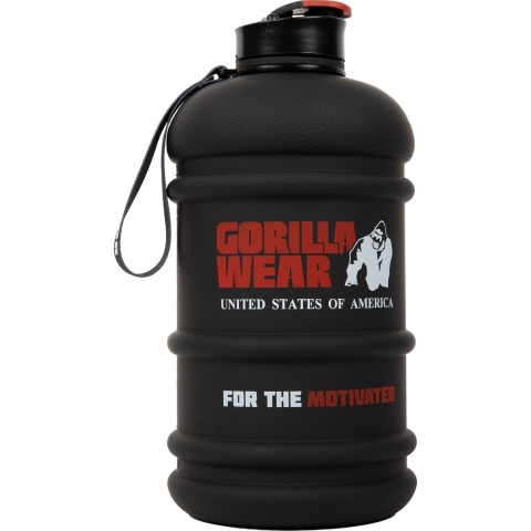 Gorilla Wear Water Jug - Waterfles - 2,2L - Zwart