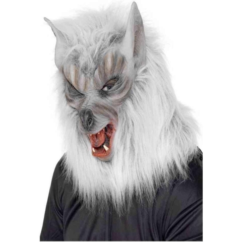 Weerwolf halloween verkleedmasker - enge dieren masker - volwassenen -