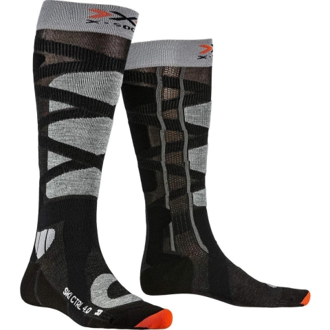 X-Socks Ski Control 4.0 skisokken antraciet/grijs unisex