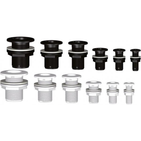 TruDesign Huiddoorvoer 50 mm (2 inch) BSP lengte binnenflens 90 mm