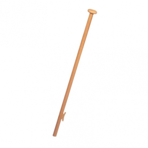 ARC Vlaggenstok teak recht met knop 50 cm
