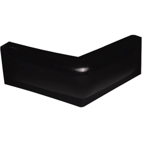 Majoni Steigerfender hoek 90° 25+25 x 10x7 cm, zwart