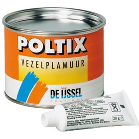 De IJssel Poltix Vezel Plamuur versterkt met glasvezels