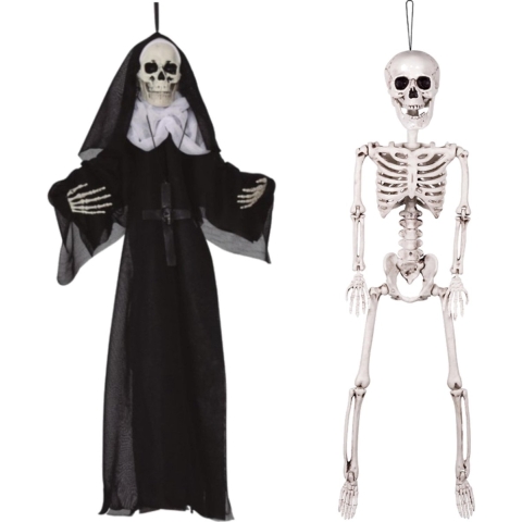 Horror decoratie pakket hangende griezelige poppen -