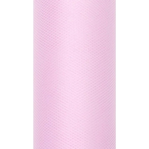Glitter tule stof - 5x rollen - lichtroze - 15 x 900 cm - hobbyartikelen/knutselspullen - gaatjessto -