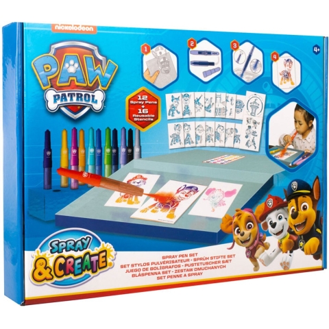 Paw Patrol Spray and Create Spray Pen Set Deluxe