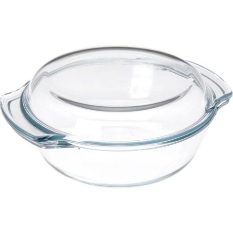 DoaBuy ovenschaal met deksel glas 23x205x8 cm - 1700 ml
