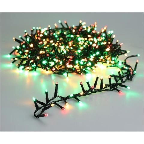 Microcluster Kerstverlichting 400 LEDs 8 m Zwart