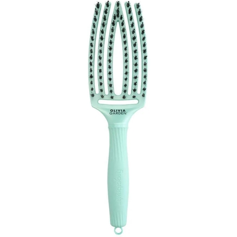 Olivia Garden Fingerbrush Care Iconic Boar&Nylon Arctic Teal