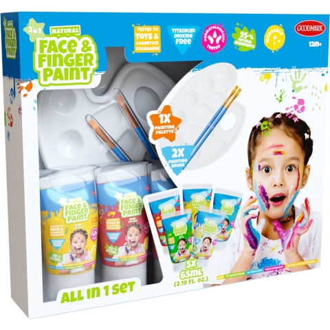 All In One Natural Face and Fingerpaint