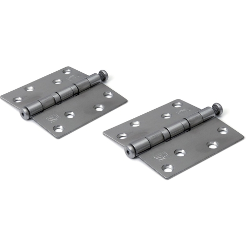 Kogellagerscharnier - 12x stuks - RVS - zilver - deurscharnier - 9 x 2,4 cm -