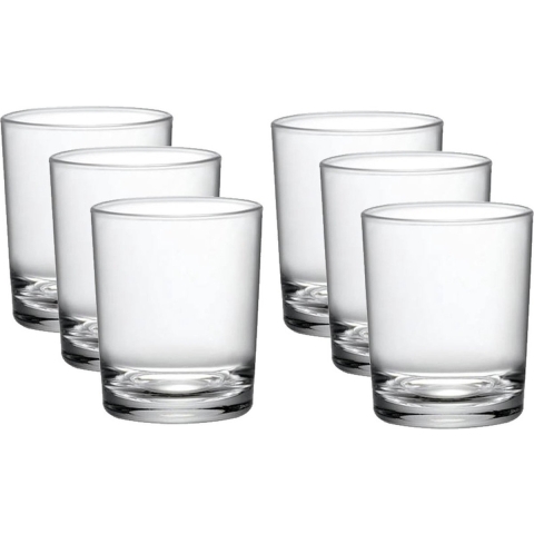 Shotglazen/borrelglazen - 12x - transparant - 50 ml - glas - Caravelle -