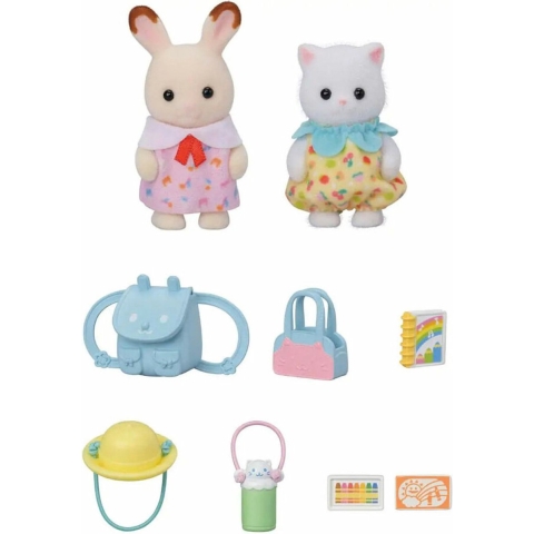 Sylvanian Families 5747 Duo Peutervriendjes Samen Wandelen