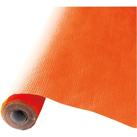 Feest tafelkleed op rol - 2x - oranje - 120cm x 5m - papier -