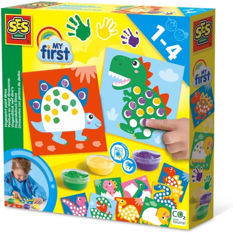 SES Creative My First Vingerafdruk Verf Dino's