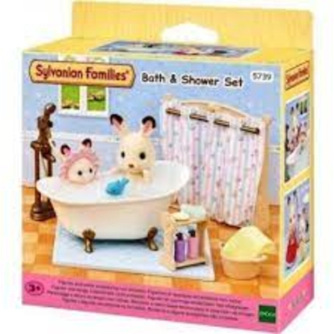 Sylvanian Families 5739 Bad & Douche Set