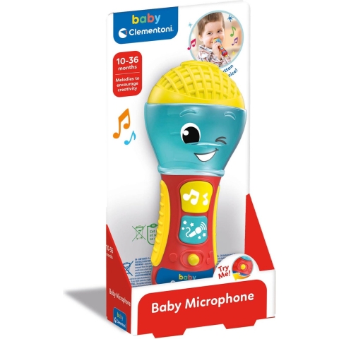 Clementoni Baby Microfoon + Licht en Geluid