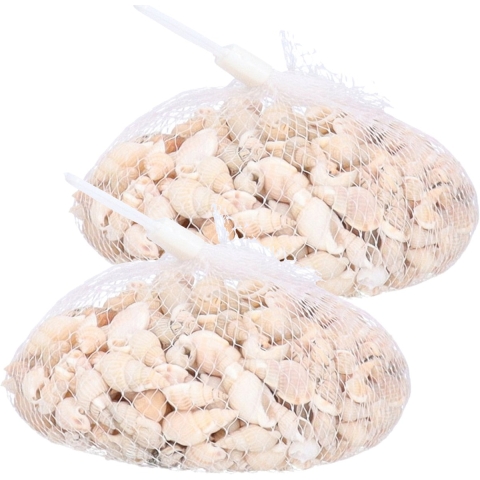 Rayher Schelpjes - posthoorn schelpen - decoratie - 600 gram - maritiem -
