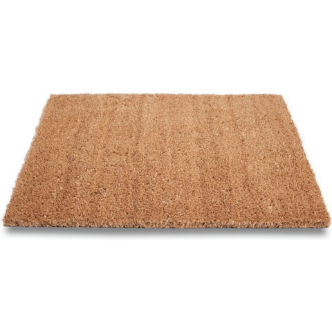 Deurmat/buitenmat - Set van 2x stuks - pvc/kokos - 50 x 80 cm - droogloopmat -