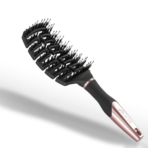 Max Pro Detangler Brush Rose Gold
