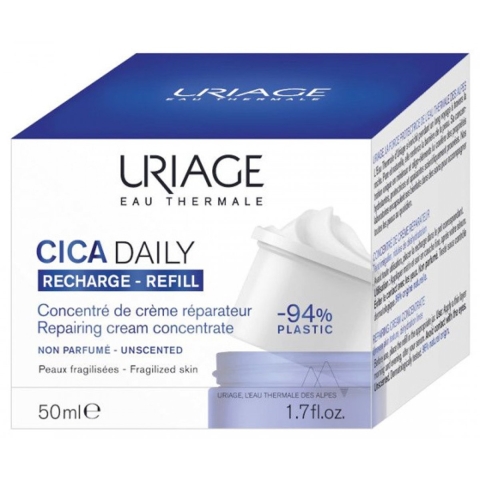 Uriage Bariéderm-CICA Daily Repairing Cream concentrate 50ml - Refill