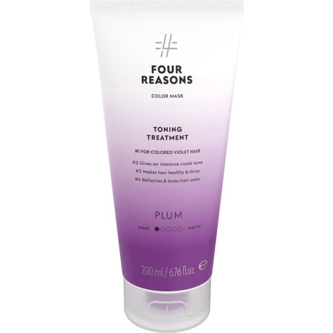 Four Reasons Color Mask Toning Treatment 200ml Plum