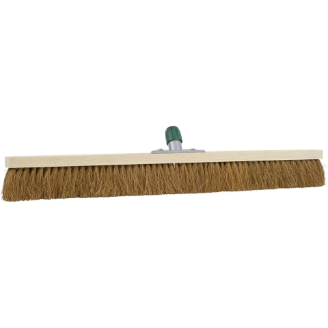 Bezemkop binnen - bruin - FSC hout/kokos - 80 cm -