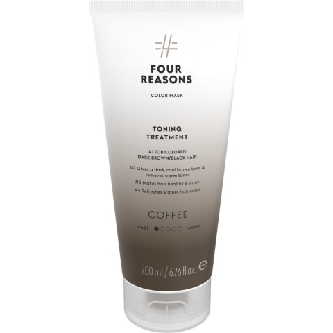 Four Reasons Color Mask Toning Treatment 200ml Coffee