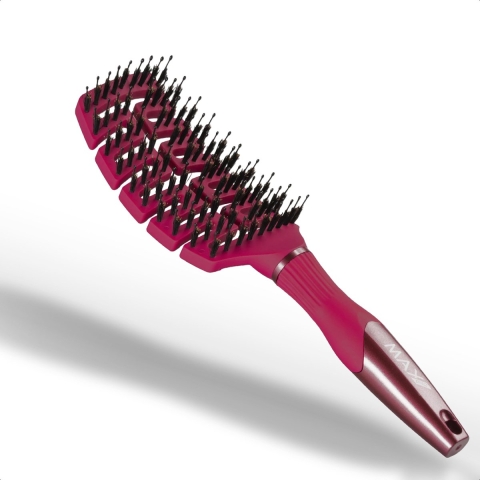 Max Pro Detangler Brush Burgundy Beauty