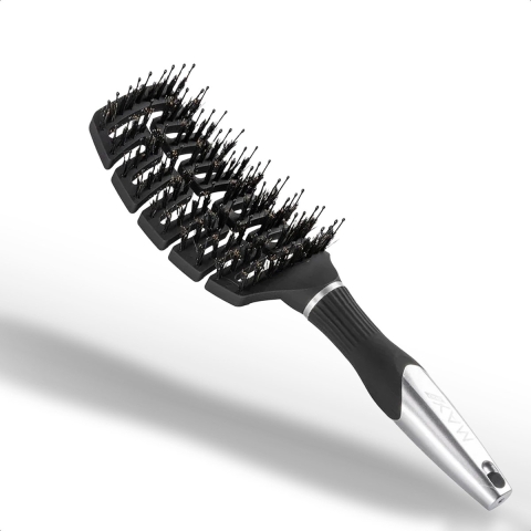 Max Pro Detangler Brush Silver
