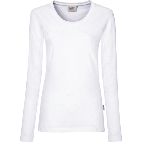 Hakro 179 Women's long-sleeved shirt MIKRALINAR® - White - 2XL
