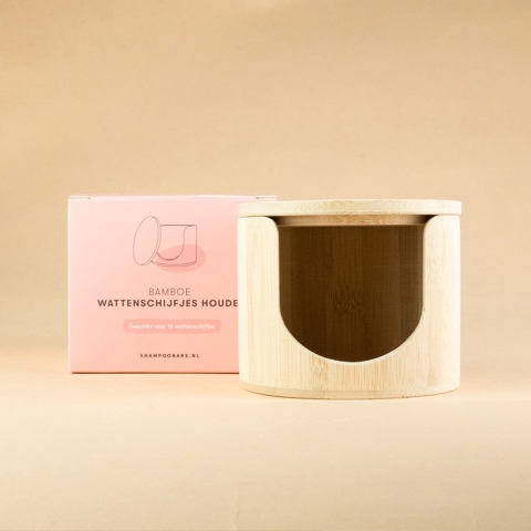 Shampoobars Bamboe Wattenschijfjes Houder 1st