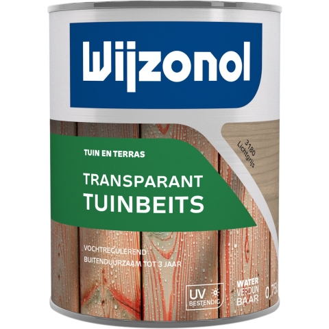 Wijzonol Transparant Tuinbeits - 3180 Lichtgrijs - 0,75L