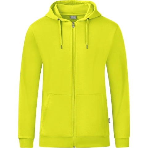 JAKO C6820D Jas Met Kap Organic Dames - Lime - 38