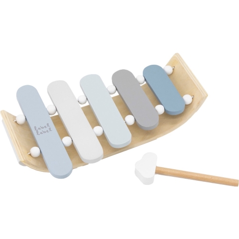 Label Label Xylophone Blauw