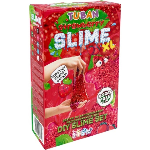 Tuban Slijm DIY kit Strawberry XL