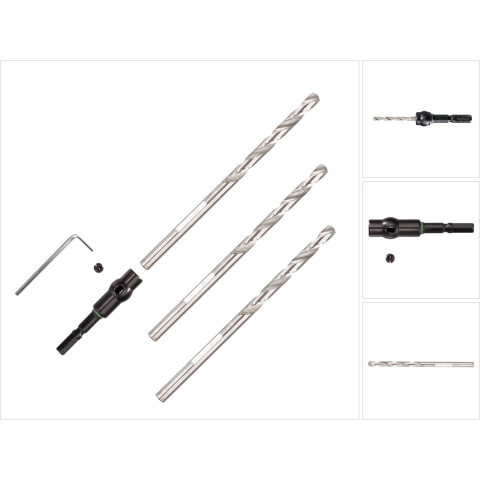 Festool 493421 HSS D 3 /33 CE/M-Set Spiraalboor - 3mm