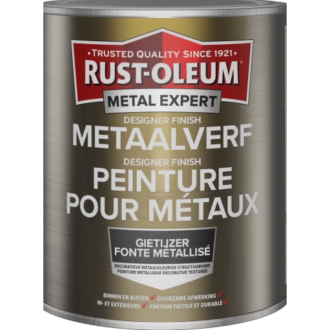 Rust-Oleum Designer Finish - Gietijzer - 400ml