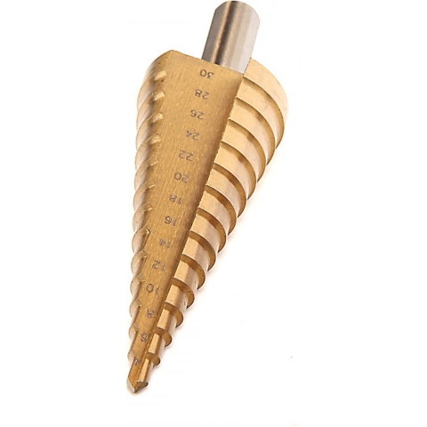 HBM 6 - 39 mm HSS - TIN gecoate trapgatboor