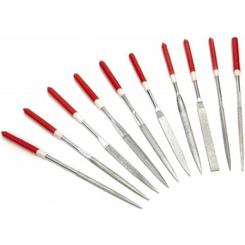 HBM 10-delige 4 x 160 mm diamant vijlenset