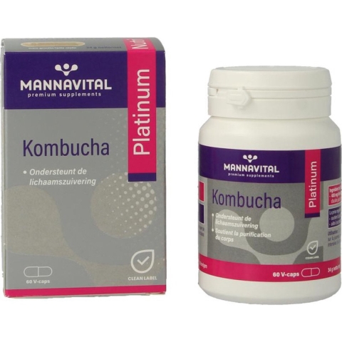 Mannavital Kombucha Platinum | 60 capsules