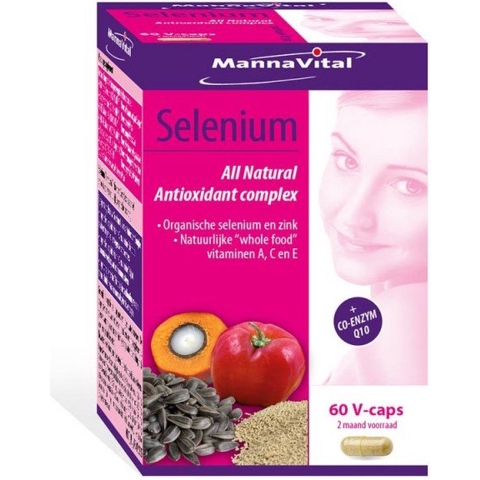 Mannavital Selenium All Natural Antioxidant Complex | 60 capsules