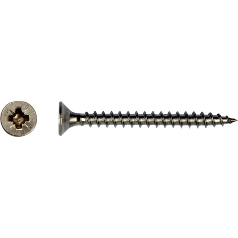 pgb-Europe PGB-FASTENERS | Spaanplaatschroef A2 VZK-Z Ø 6,0x100 PGWVZVA00006001003