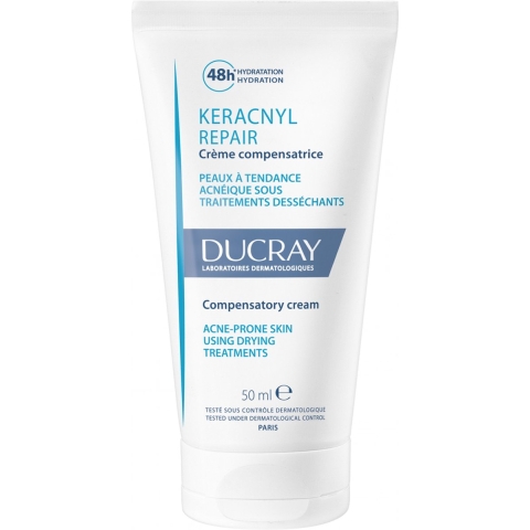 Ducray Keracnyl Repair Compenserende Crème | 50 ml