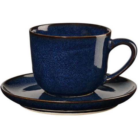 ASA Selection Espresso Kop en Schotel Saisons Midnight Blue 90 ml