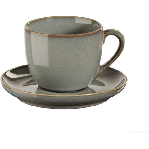 ASA Selection Espresso kop en Schotel Saisons Eucalyptus 90 ml